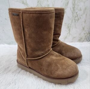 BEARPAW Peyton Suede Wool/Sheepskin Boots